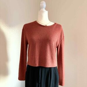 Cotton On Terracotta Long Sleeve Top